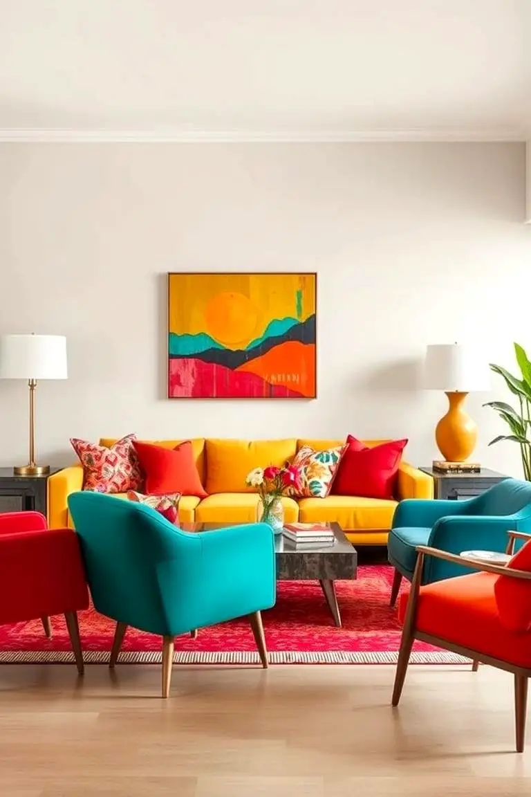 Bold Color Contrasts