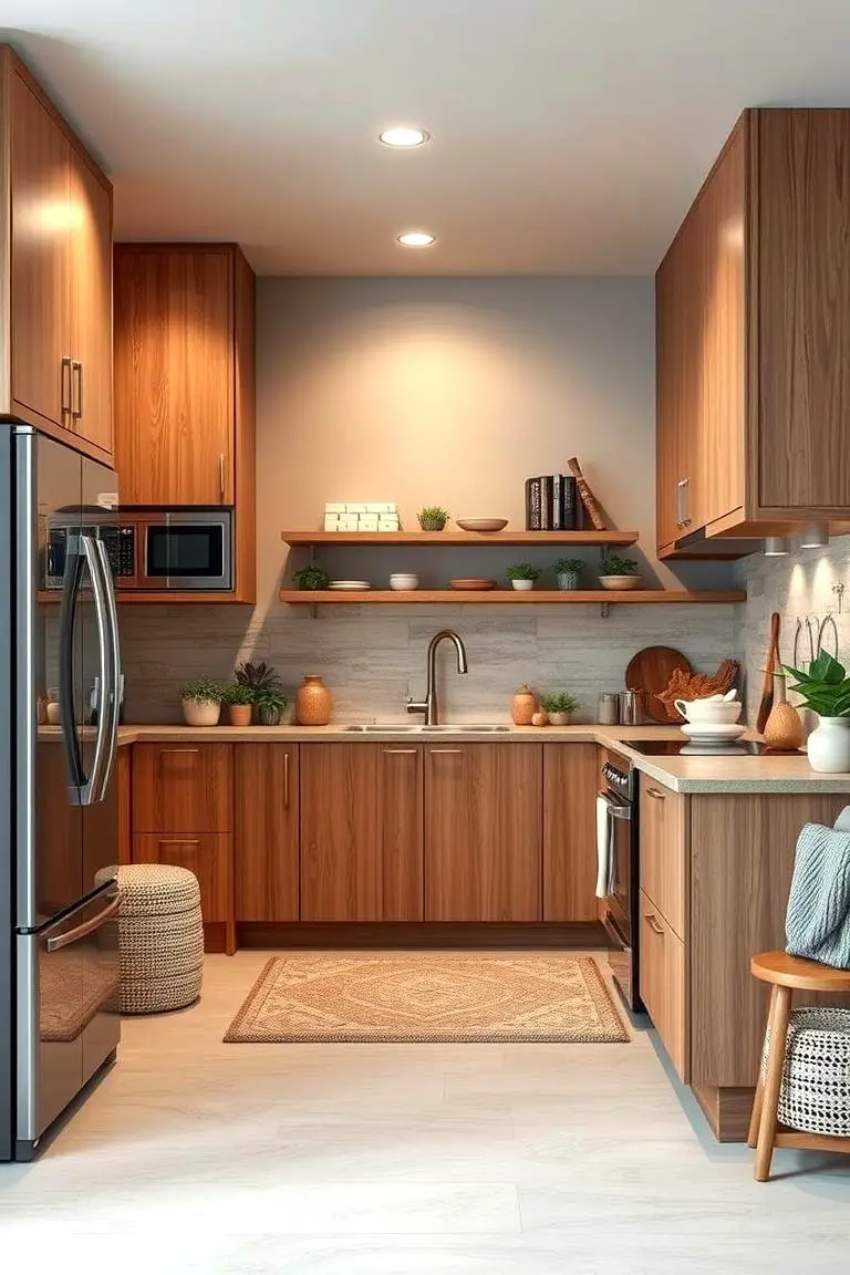 Warm Wood Accents