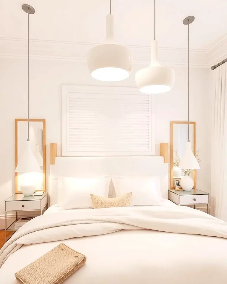White Pendant Lighting for Modern Flair