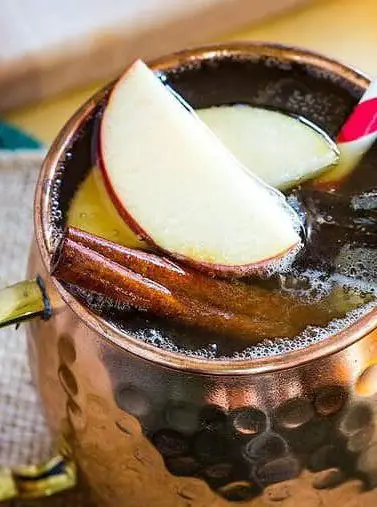 Spiced Apple Cider Moscow Mule
