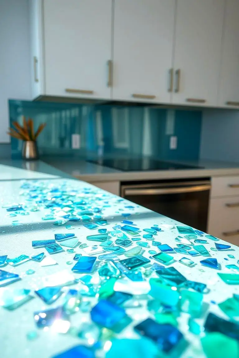 Recycled Glass Eco Countertops
