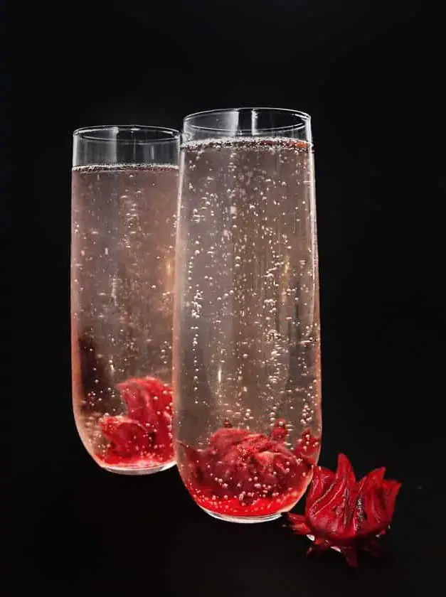 Wildflower Champagne Cocktail