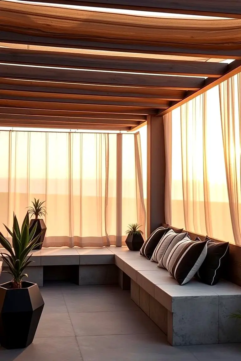 Modern Minimalist Alfresco Space
