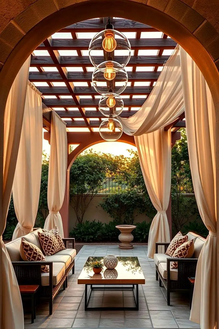 Chic Pergola Lounge