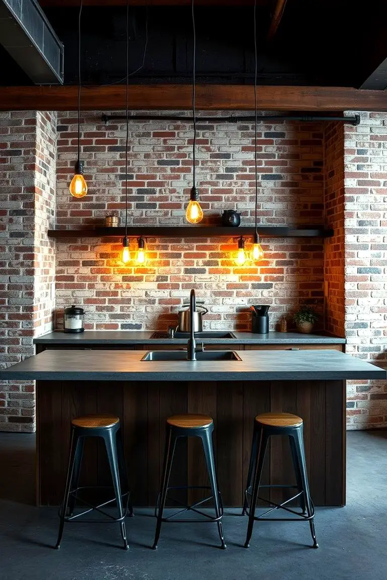 Exposed Brick Accents
