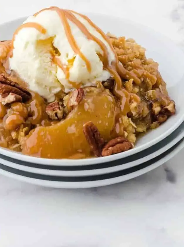 Caramel Apple Crisp