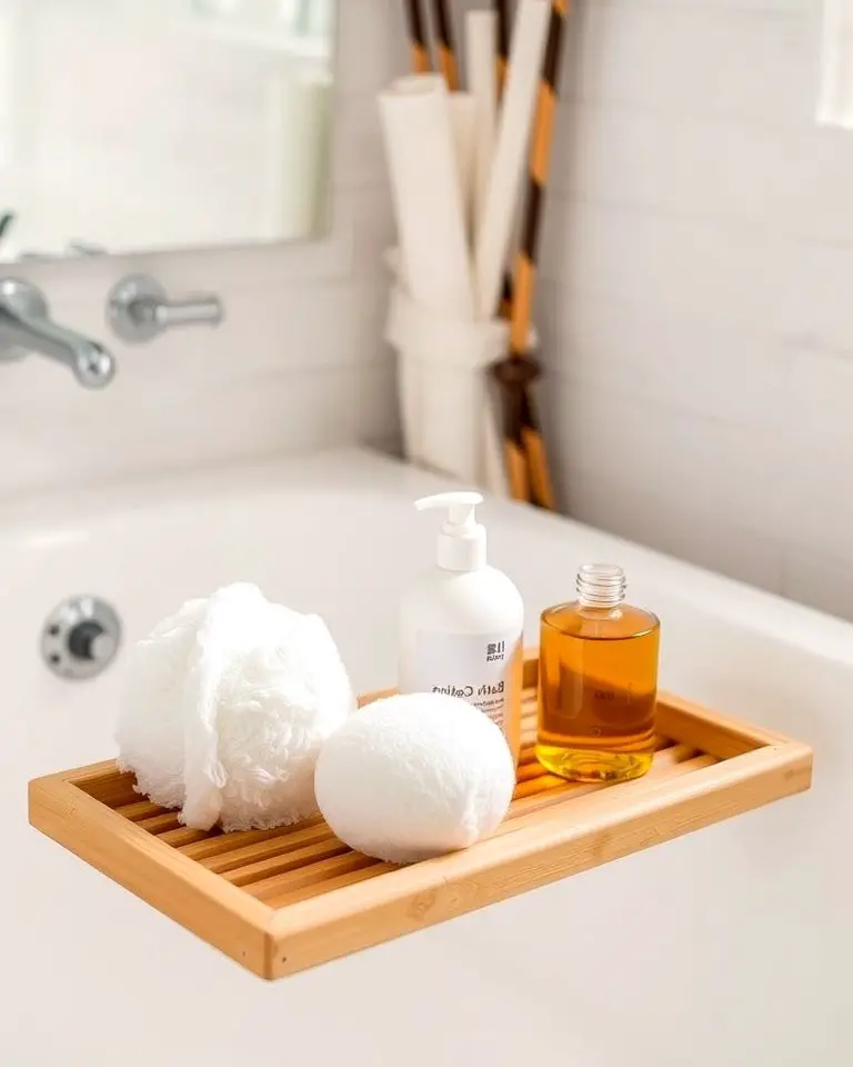 Bamboo Tray for a Spa-Like Vibe