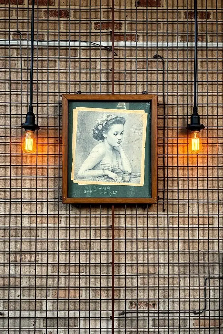 Industrial Chic Media Wall