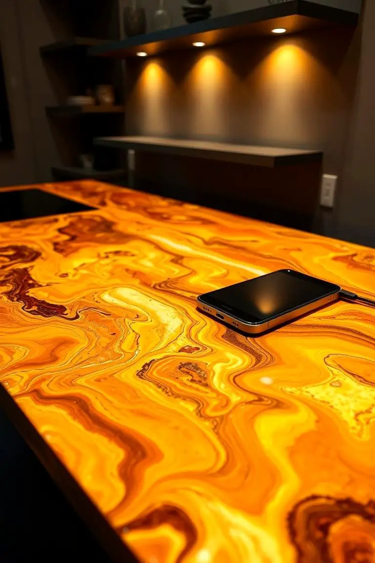 Resin Inlay Artistic Countertops