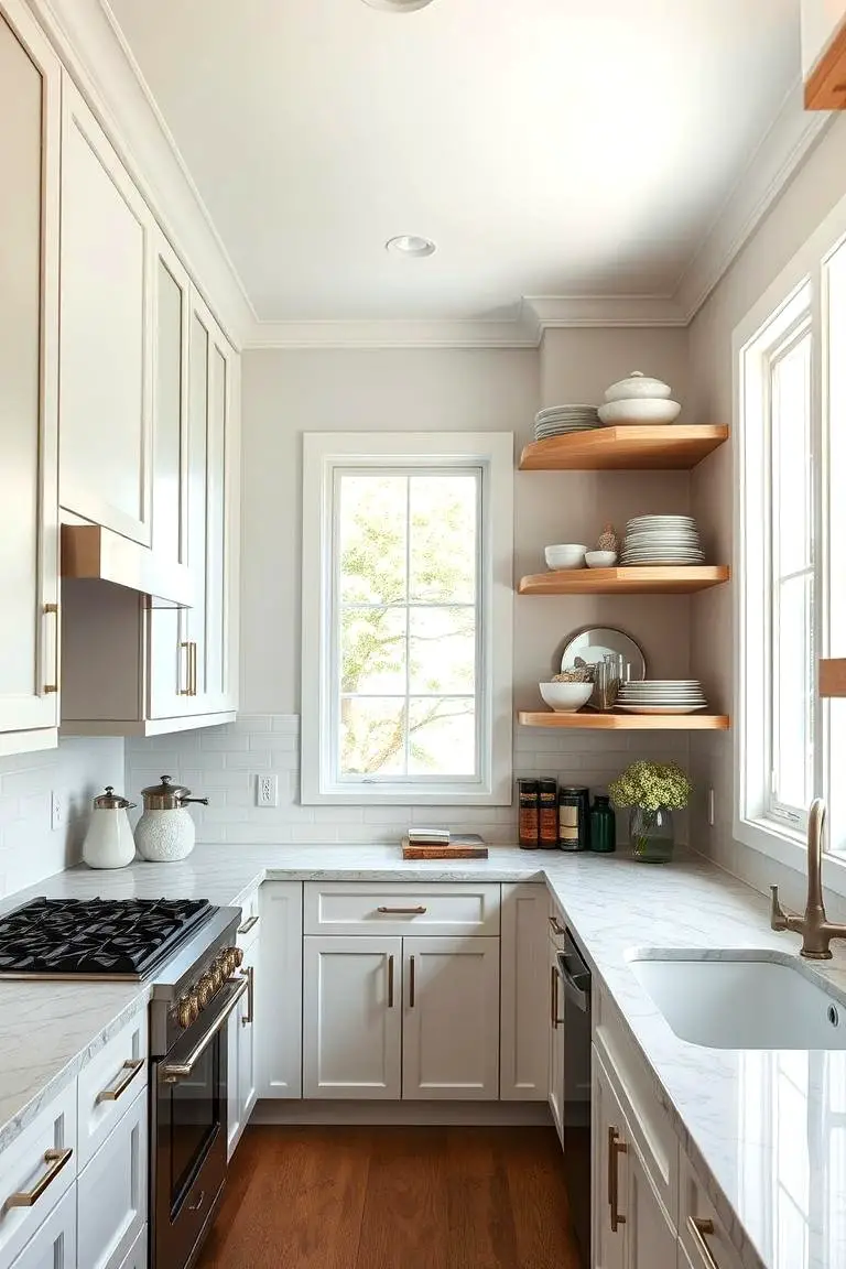 Open Shelving Cabinets