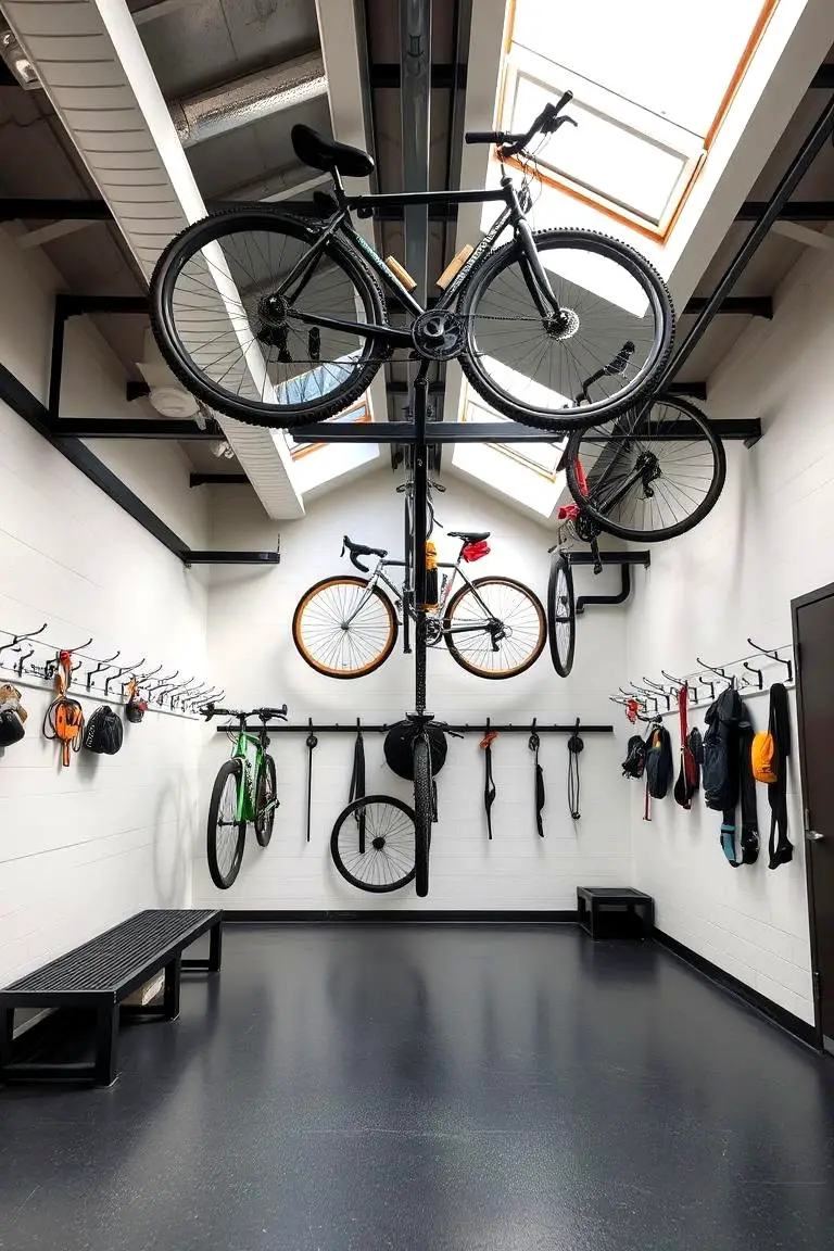 Efficient Bike and Gear Storage