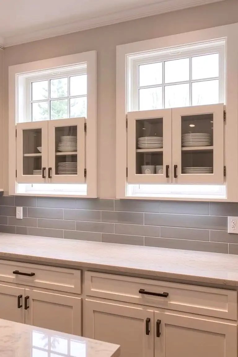 Creating Storage Solutions with Integrated Window Cabinets