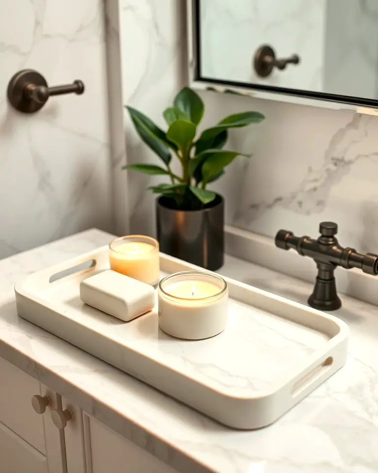 Marble Tray for Timeless Sophistication