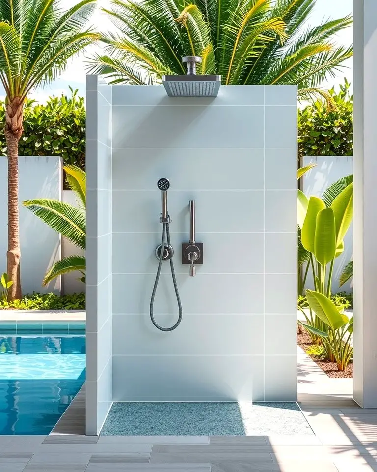 Outdoor Shower Addition