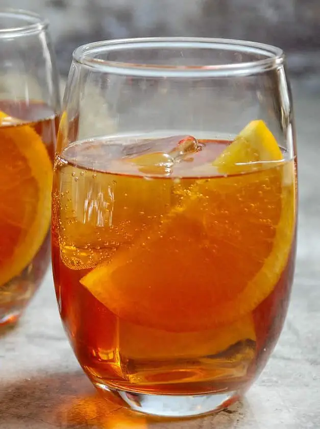 Maple Bourbon Aperol Spritz