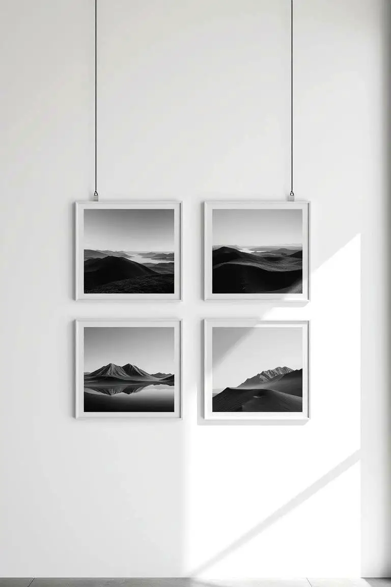 Floating Frame Wall Display