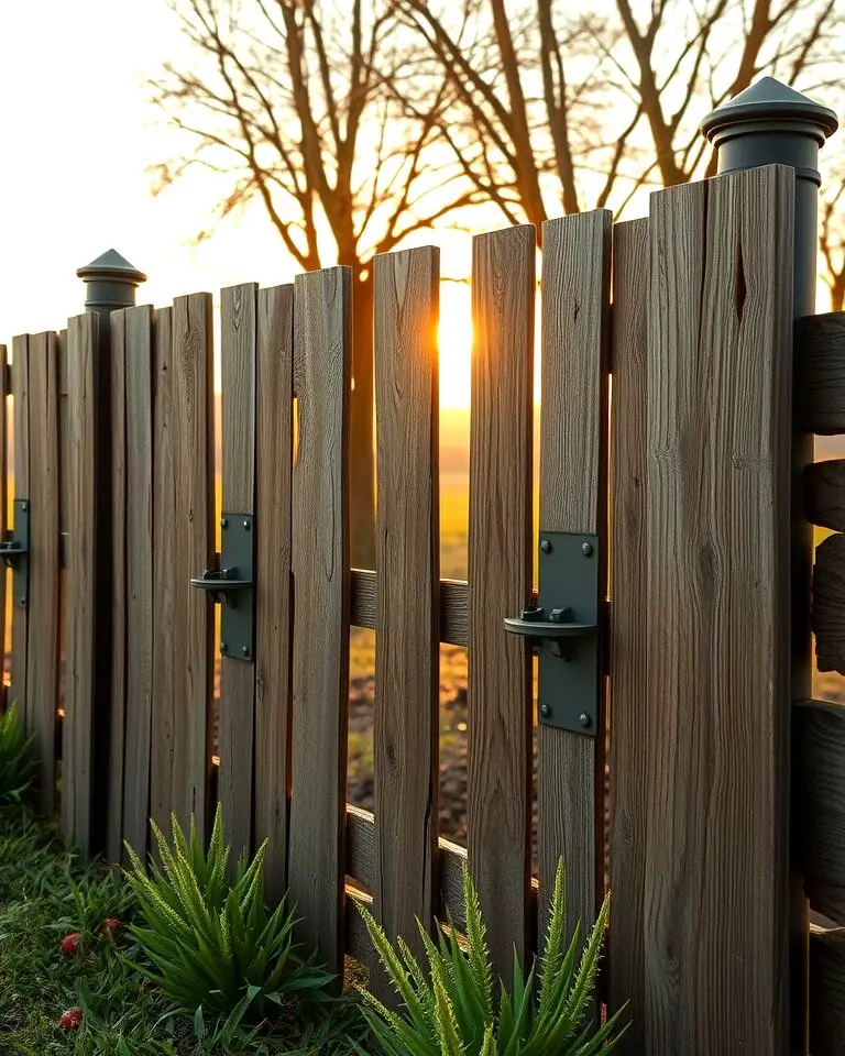 Rustic Reclaimed Wood and Iron
