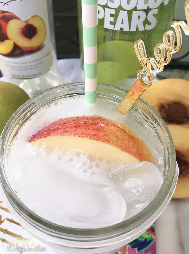Peach Pear Fizz