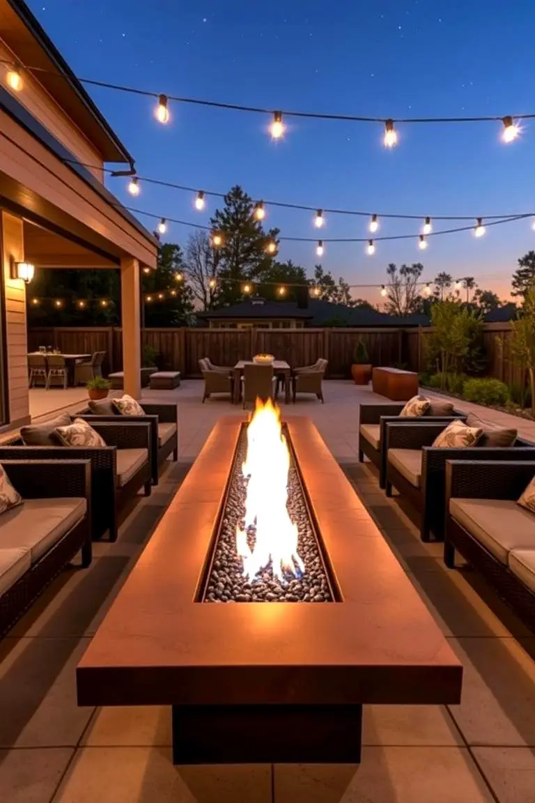 Outdoor Patio Fireplace