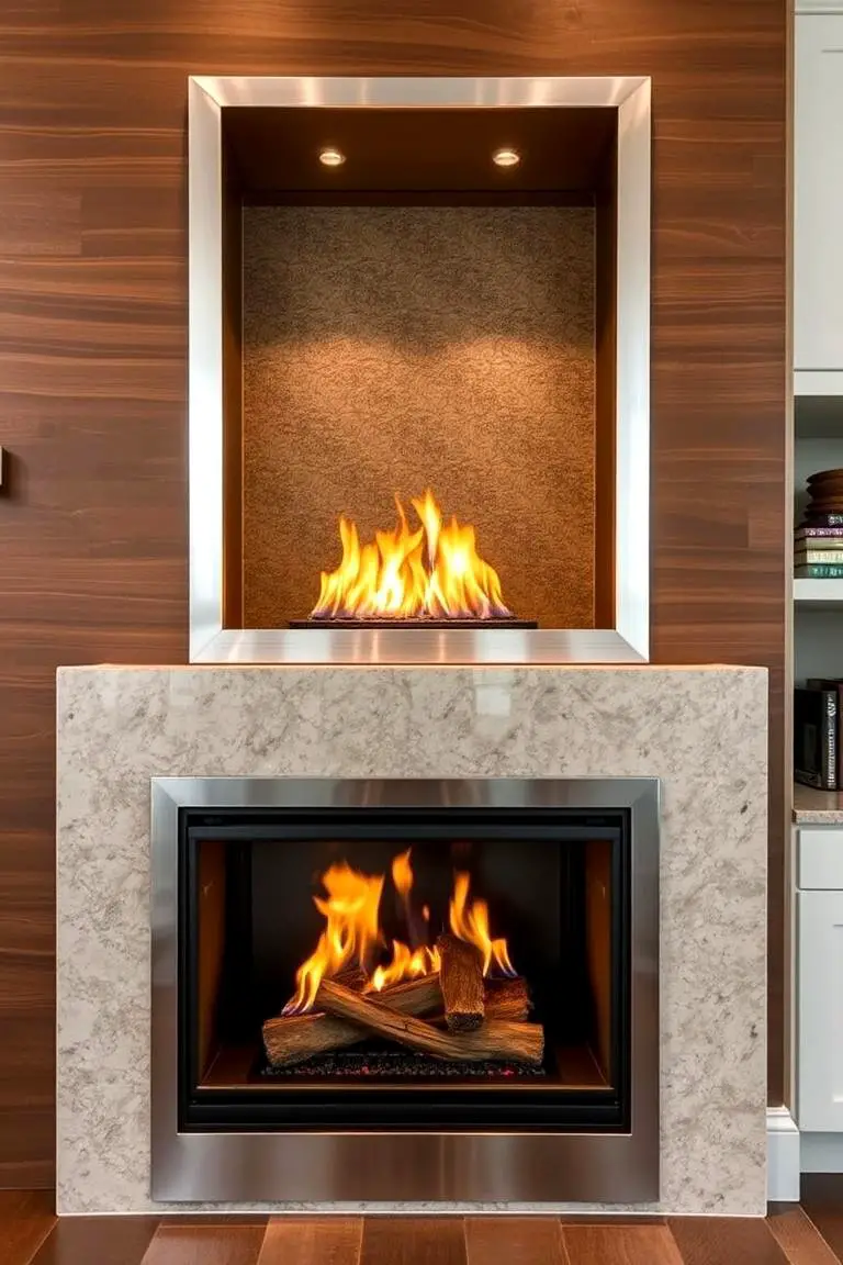 Dual Fuel Fireplace