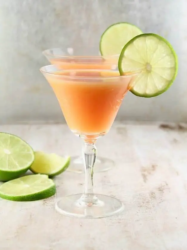 Rum Sunset Cocktail