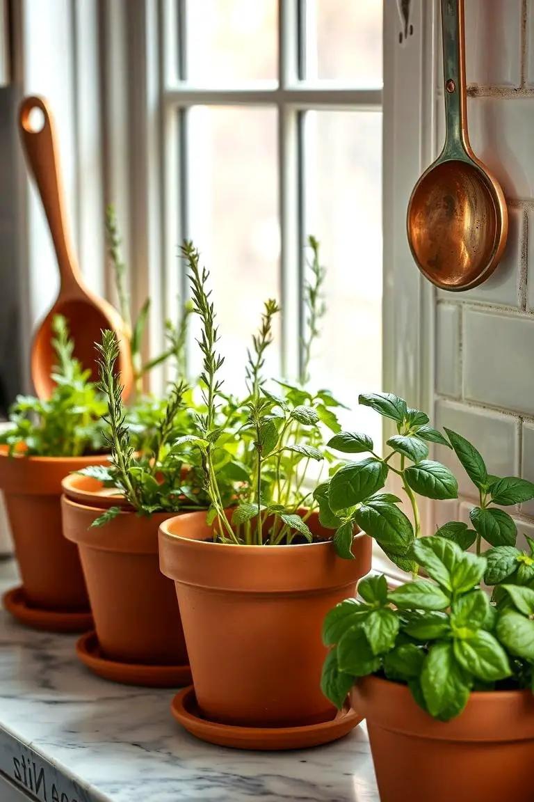 Designing a Herb Garden Window Sill