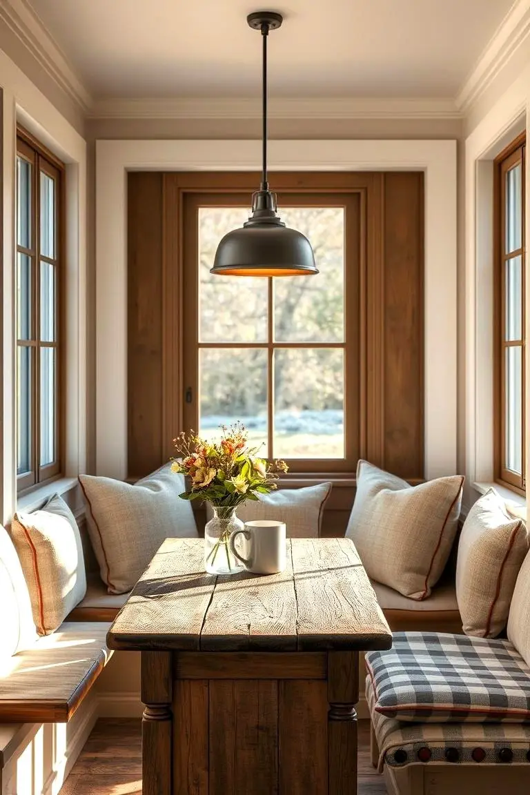 Creating a Cozy Window Nook for Casual Dining