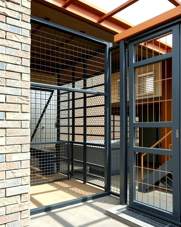 Metal Lattice Enclosure