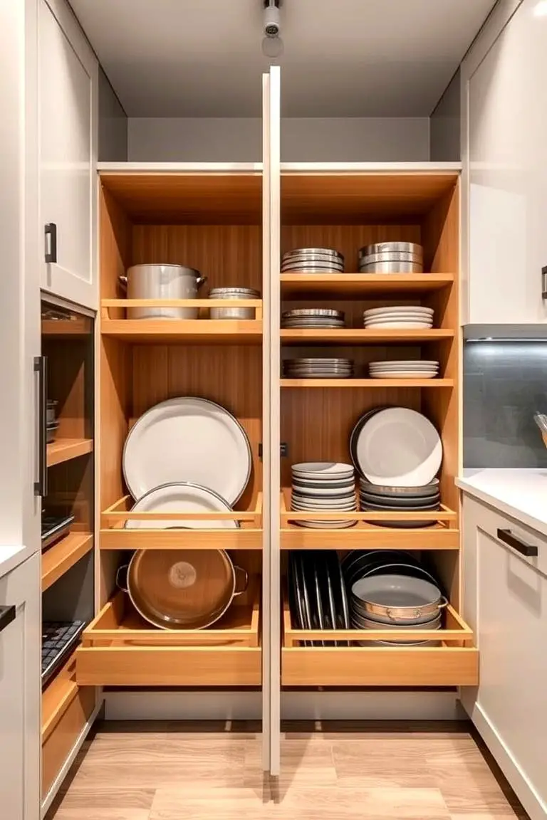 Sliding Pantry Drawers