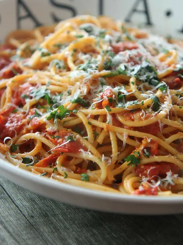 Roasted Tomato Bucatini