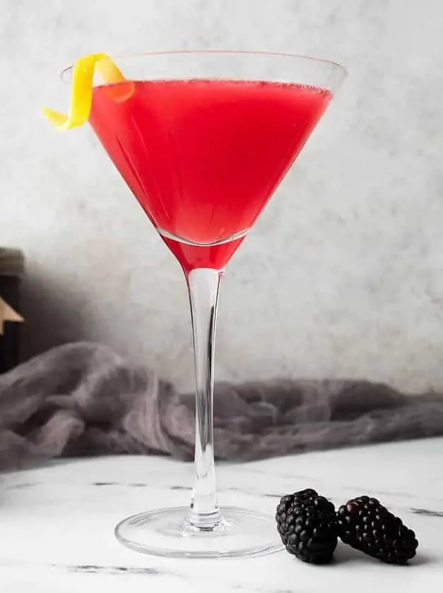 Blackberry Lemon Drop Martini