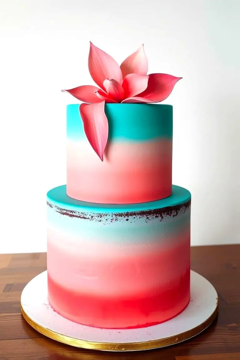 Bold Color Statement Cake