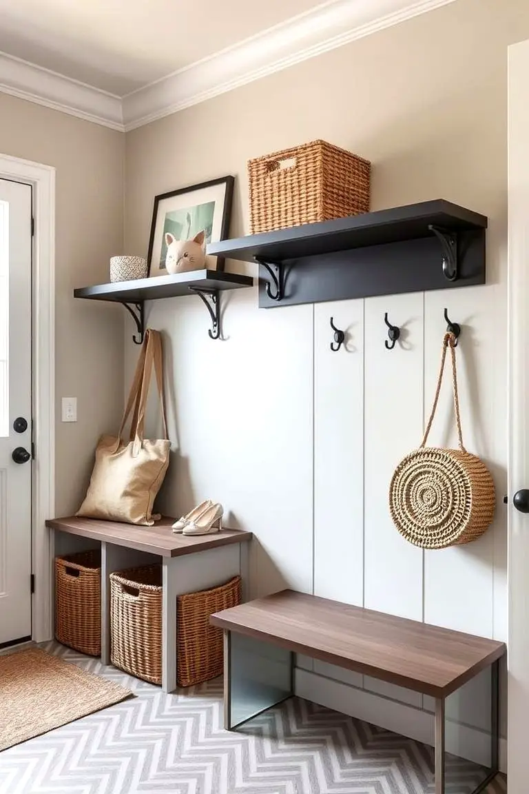 Wall-Mounted Hooks & Racks
