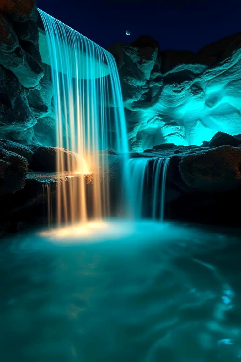 Enchanting Water Feature Glow