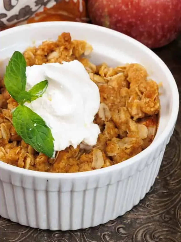Apple Crisp for One