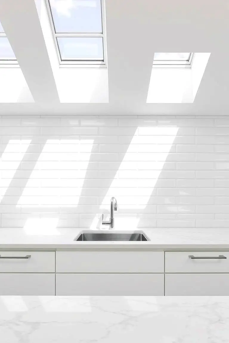 Minimalist White Backdrop