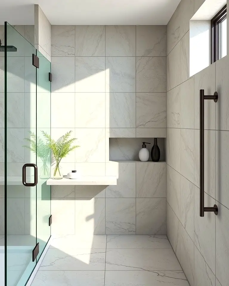 Floating Shelf Shower Niche