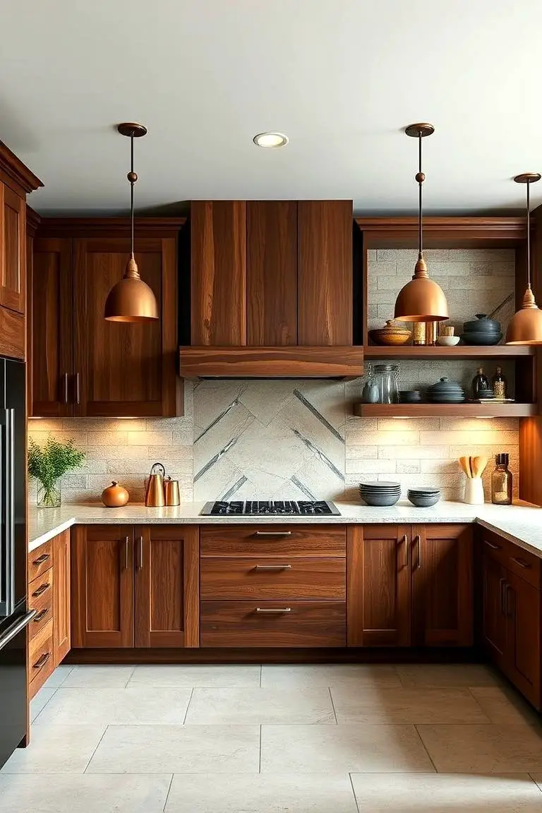 Warm Walnut Finishes