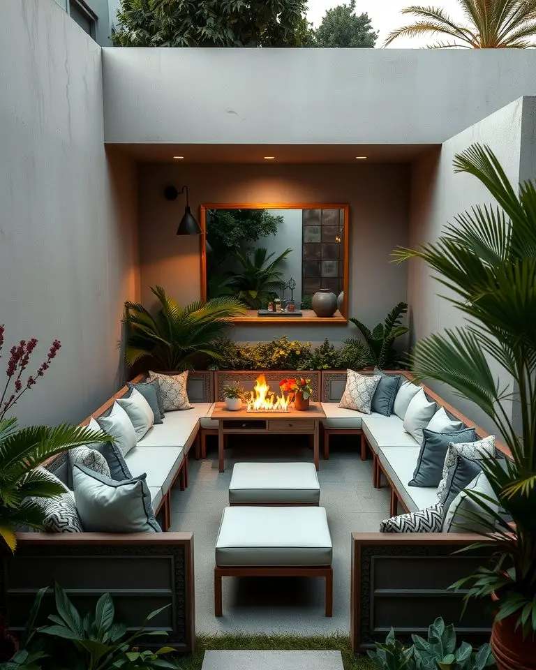 Sunken Garden Seating