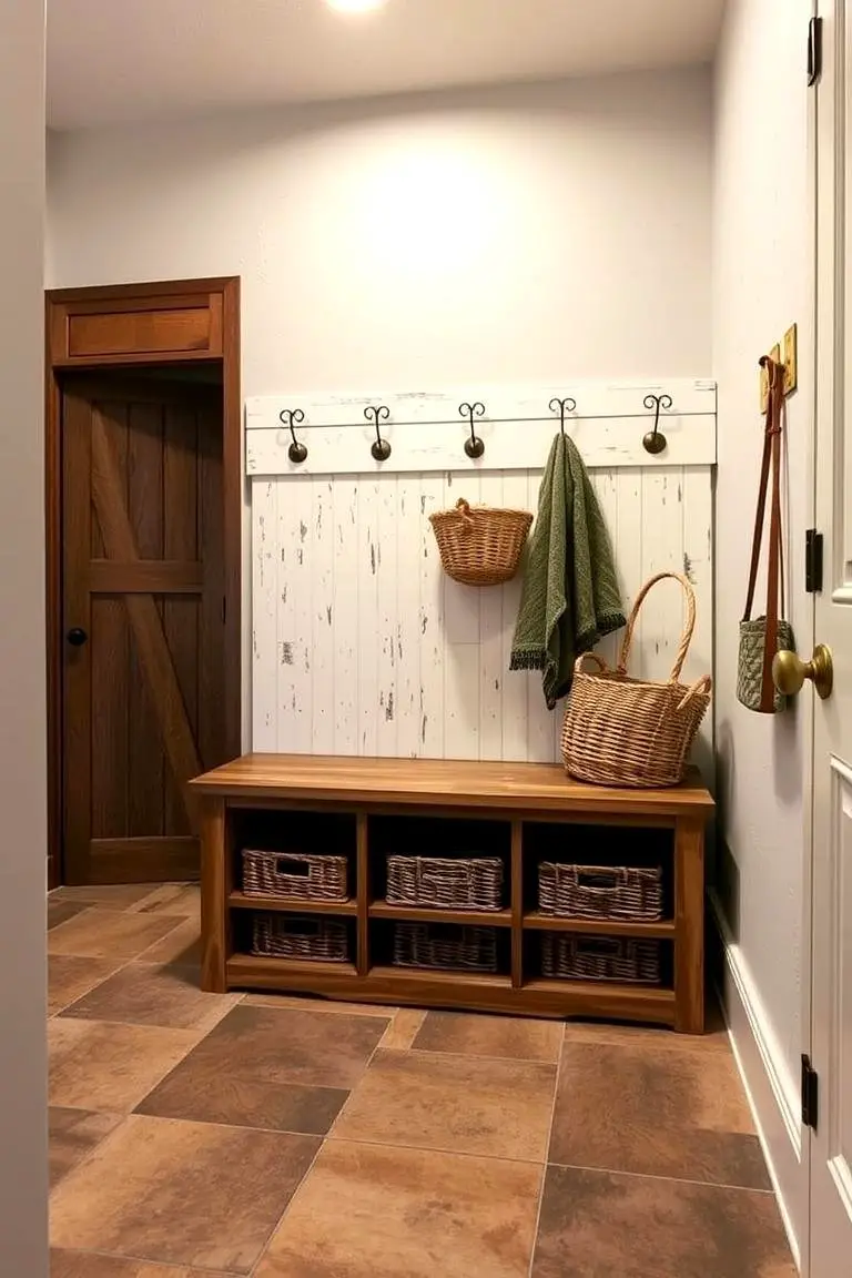 Built-In Storage Bench
