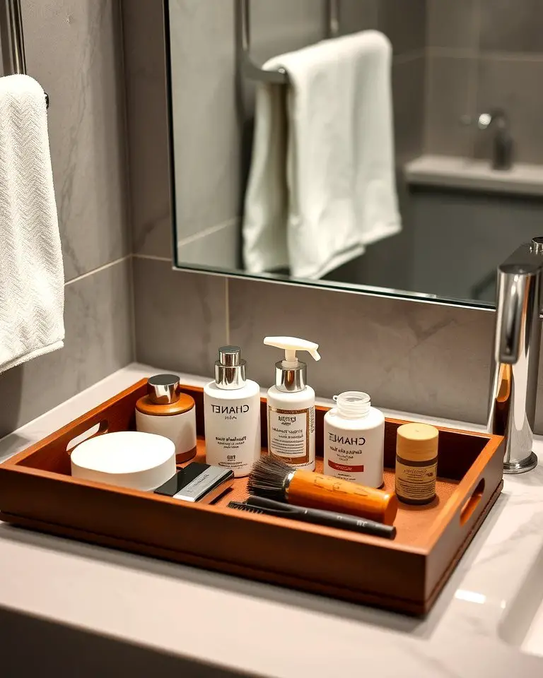 Leather Tray for a Sophisticated Edge