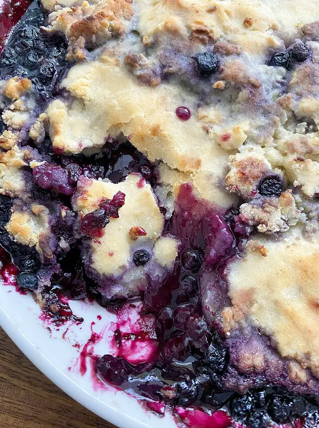 Vegan Blueberry Cobbler