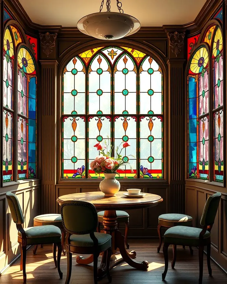 Stained Glass Trim for Artistic Flair