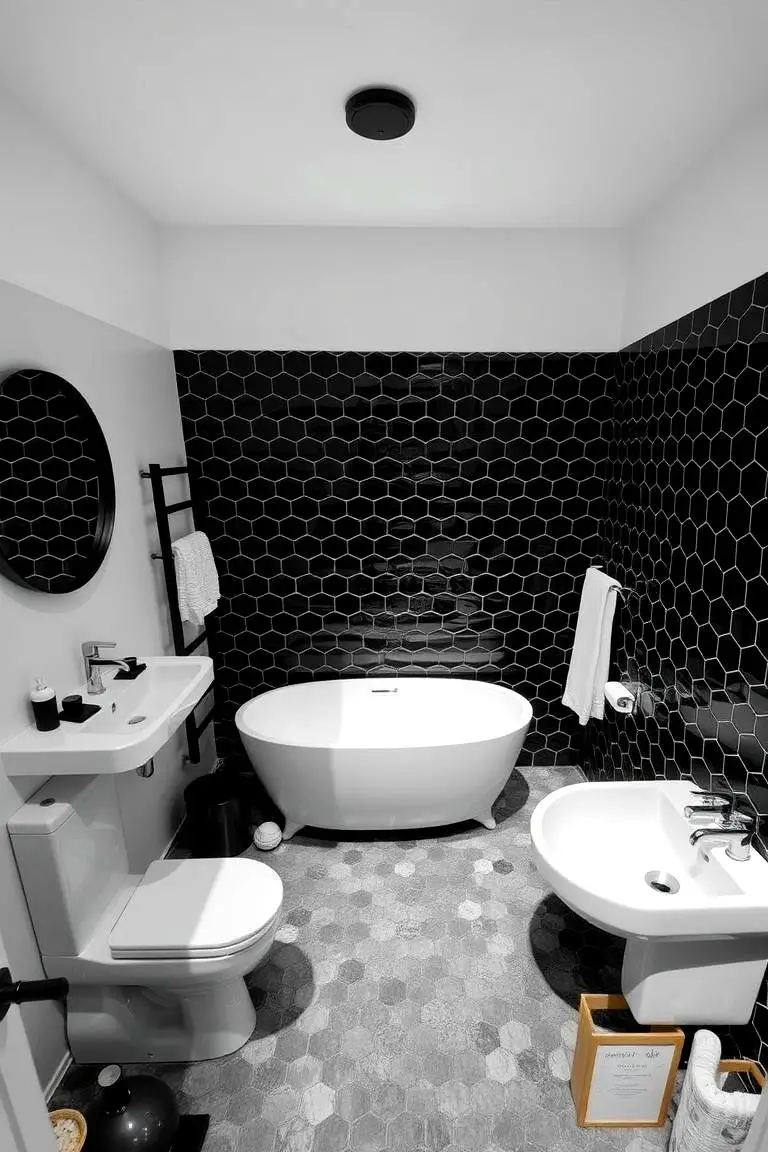 Elegant Black and White Contrast