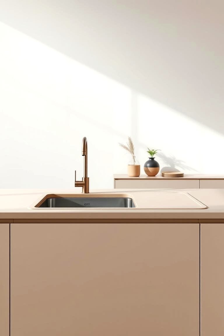 Minimalist Solid Surface Countertops