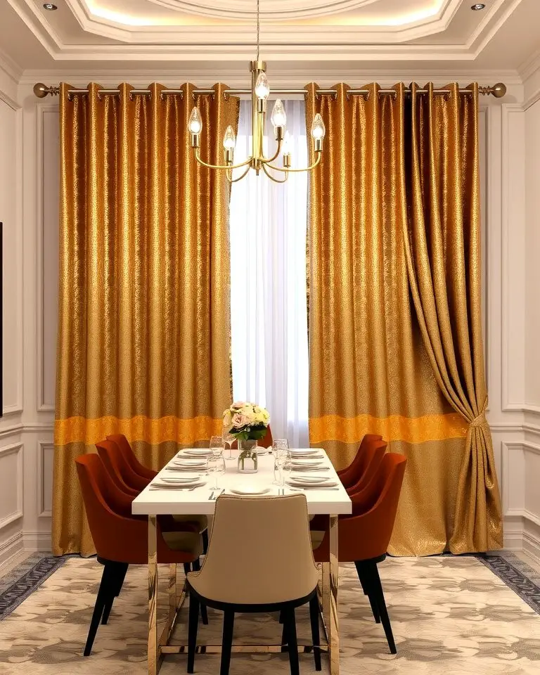 Metallic Accents for Glamour