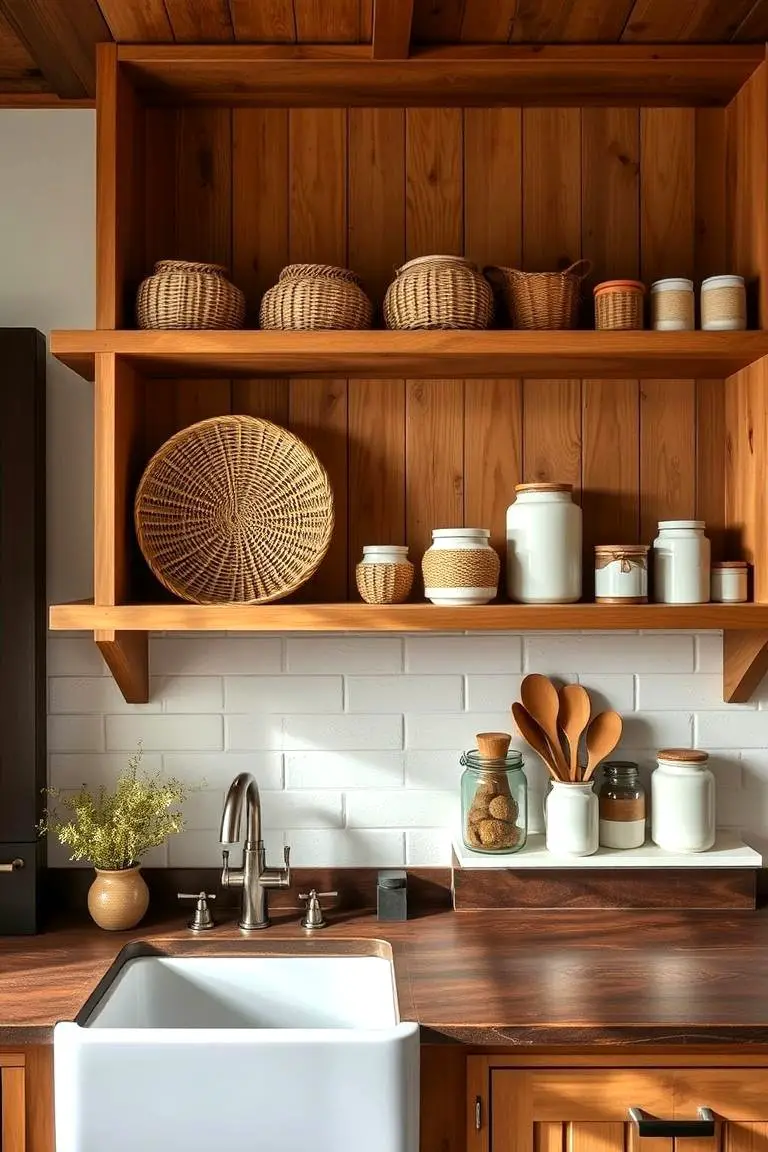 Open Shelving Storage