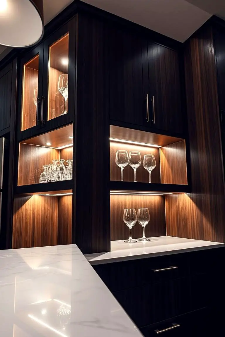 Illuminated Cabinet Accents
