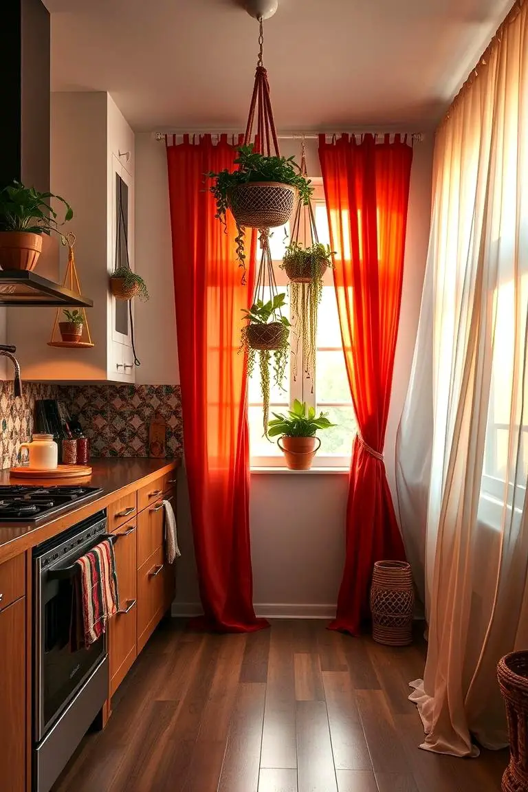 Bohemian Flowing Drapes