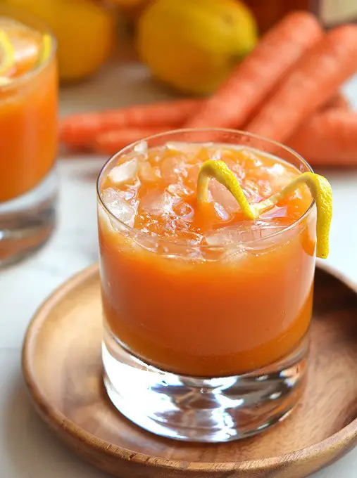 Carrot Whiskey Cocktail